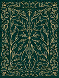 Emerald Botanical Vine Frame Rug
