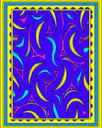 Bold Abstract Shapes Dynamic Rug