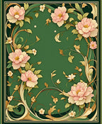 Elegant Floral Vine Inspired Rug