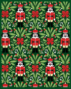 Vintage Red Nutcracker Garden Rug