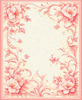 Romantic Floral Swirls Pastel Rug