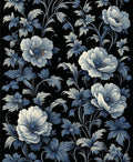 Elaborate Floral Print Design Rug