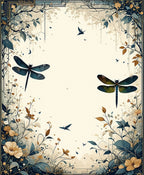 Dragonfly Garden In Full Bloom Rug