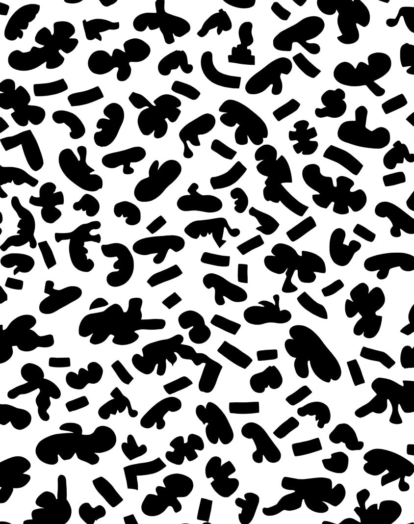 Abstract Brushstroke Pattern Rug