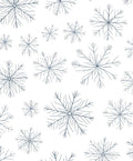Delicate Snowflake Patterned Design Rug