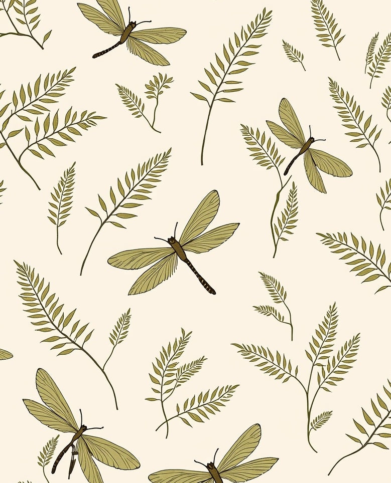 Dragonfly Botanical Garden Print Rug