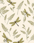 Dragonfly Botanical Garden Print Rug