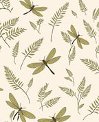 Dragonfly Botanical Garden Print Rug