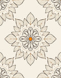 Ornate Mandala Floral Blossom Design Rug