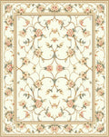 Elegant Floral Vine Garden Pattern Rug