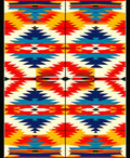 Southwestern Tribal Geometric Pattern Rug