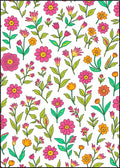 Vibrant Pink and Yellow Floral Pattern Rug