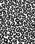 Abstract Black Spots Pattern Rug