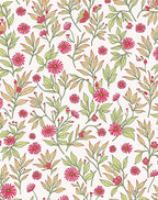 Delicate Floral Vines Pattern Rug