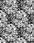 Bold Abstract Floral Design Rug