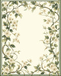 Vine Blossom Botanical Design Rug