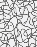 Abstract Intertwined Dark Lines Rug