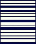 Classic Navy Ivory Stripe Pattern Rug