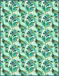 Abstract Organic Flowing Shapes Rug