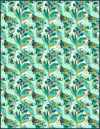 Abstract Organic Flowing Shapes Rug