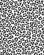 Abstract Cheetah Spot Pattern Rug