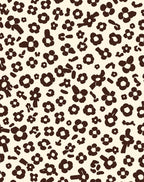 Loose Floral Shapes Pattern Rug