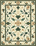 Elegant Floral Vine Pattern Rug