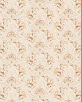 Elegant Floral Swirl Line Art Design Rug