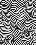 Bold Black White Swirl Pattern Rug