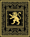 Golden Lion Regal Geometric Design Rug