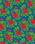 Bright Red Berry Bunch Foliage Rug