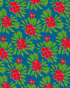 Bright Red Berry Bunch Foliage Rug