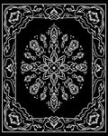 Ornate Floral Mandala Pattern Rug