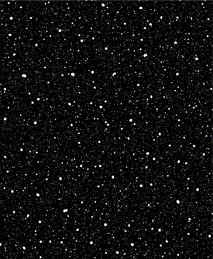 Cosmic Speckled Starry Night Design Rug