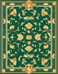 Ornate Floral Swirls Classic Rug