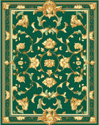 Ornate Floral Swirls Classic Rug