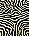 Bold Black and Cream Zebra Rug