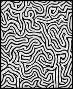 Black And White Maze Pattern Rug