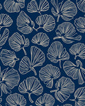 Ginkgo Leaf Outline Pattern Rug