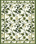 Classic Floral Vine Motif Rug