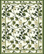 Classic Floral Vine Motif Rug