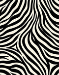 Bold Black and White Zebra Stripes Rug