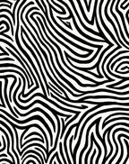 Classic Zebra Striped Design Rug