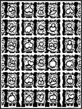 Playful Character Pattern Design Rug