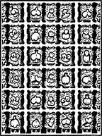 Playful Character Pattern Design Rug