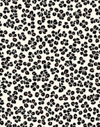 Classic Floral Leopard Print Rug