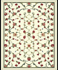Intricate Floral Vine Pattern Rug