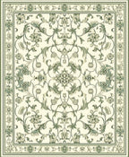 Classic Floral Damask Pattern Rug