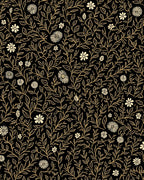 Botanical Floral Vine Pattern Rug