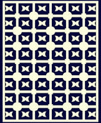 Classic Geometric Lattice Pattern Rug